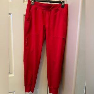 Ava Therese petite small red joggers, new without tags
